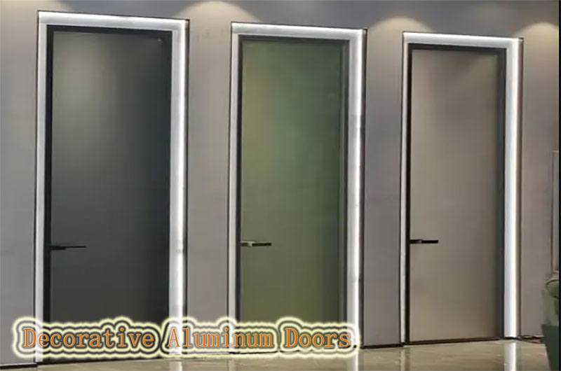 Decorative Aluminum Doors