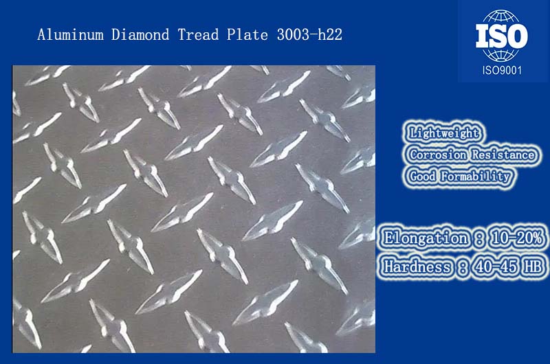 Aluminum Diamond Tread Plate 3003-h22 Properties