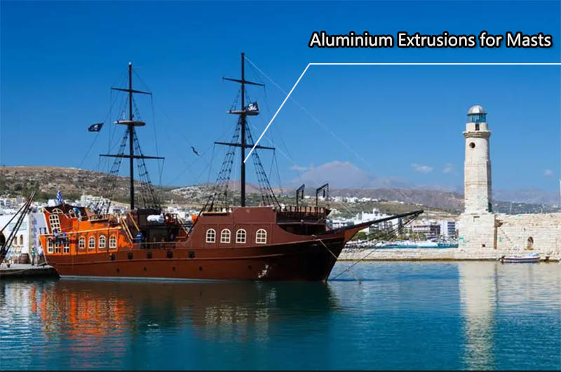 Marine Aluminium Extrusions for Masts