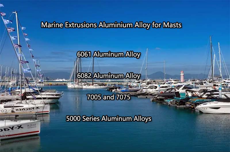 Marine Extrusions Aluminum Alloy for Masts